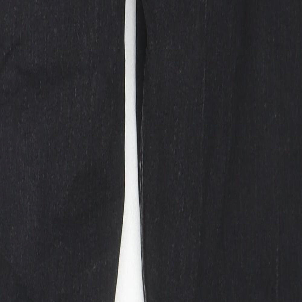 H&M Womens Black Cotton Skinny Jeans Size 10 L28 in Regular Zip