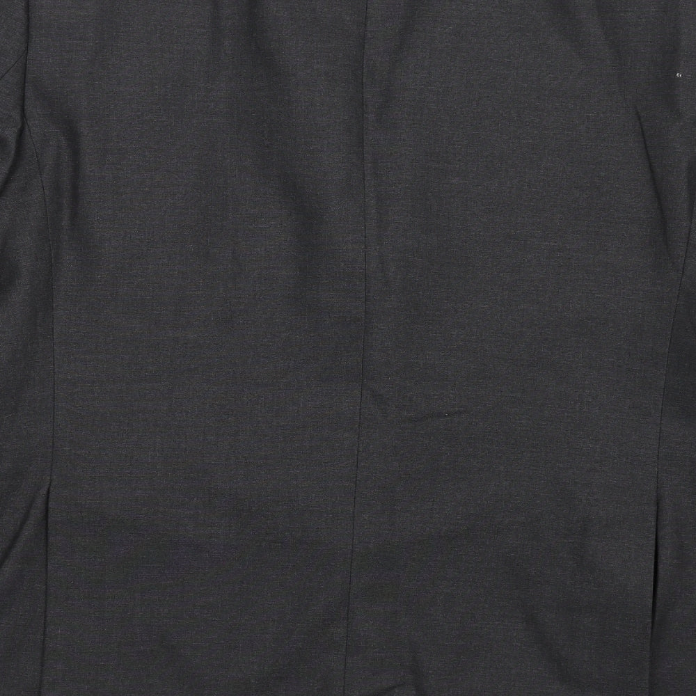 Marks & Spencer Mens Grey Polyester Jacket Suit Jacket Size 44 Regular