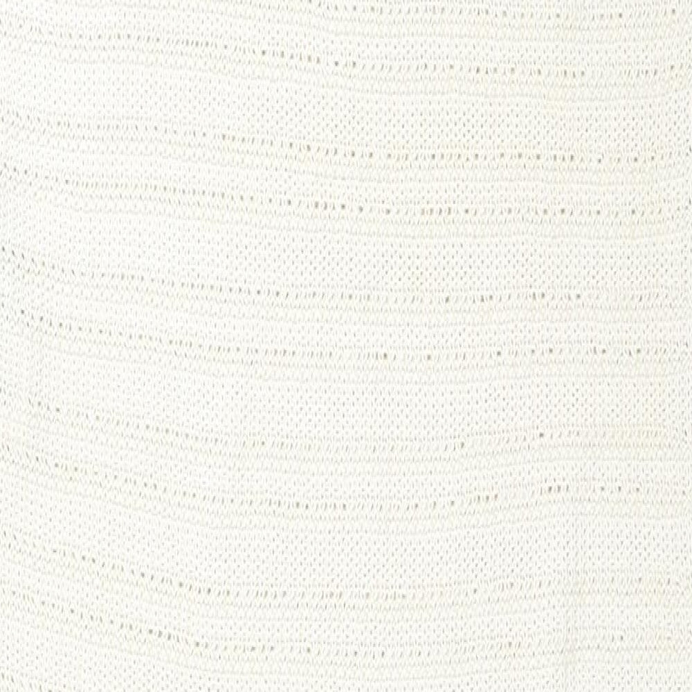 VILA Womens Beige Acrylic Tank Dress Size XL Round Neck Pullover
