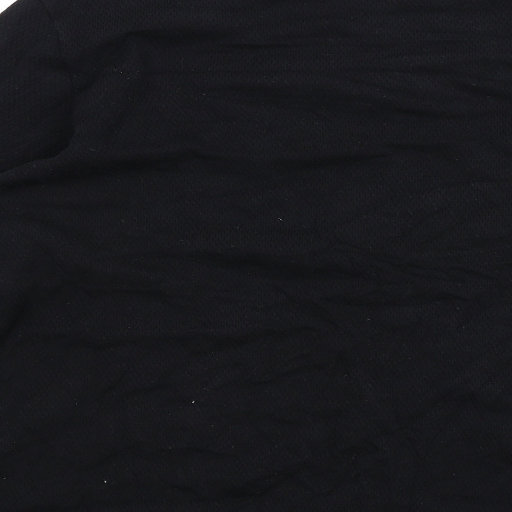 River Island Womens Black Cotton Pullover Sweatshirt Size XL Pullover
