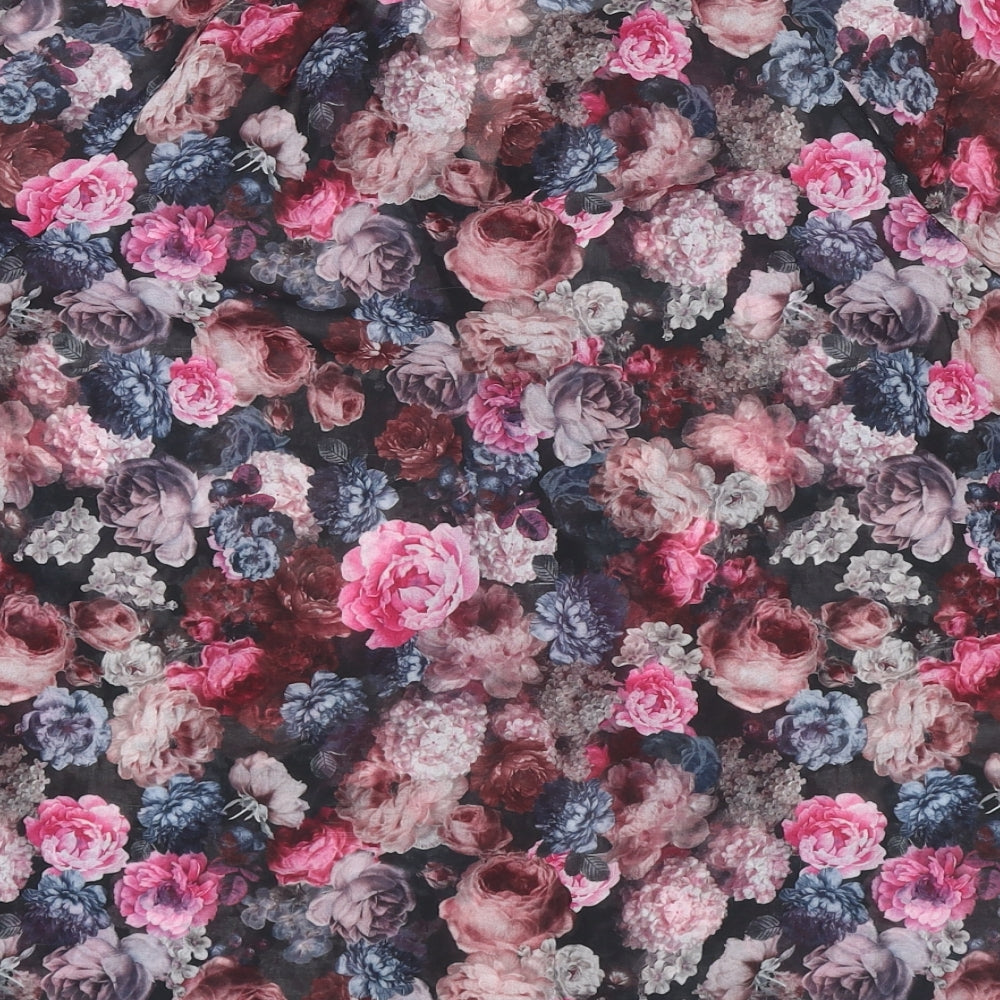 K&D London Womens Multicoloured Floral Polyester Basic Blouse Size 10 V-Neck