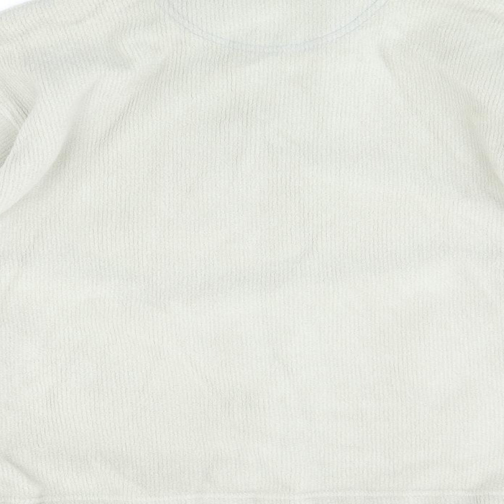 Antartex Mens Beige Polyester Full Zip Sweatshirt Size S