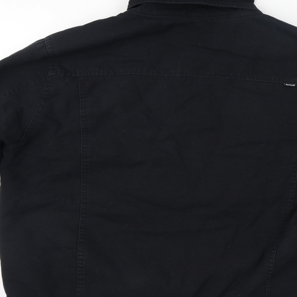 Hurley Mens Black Jacket Size S Zip