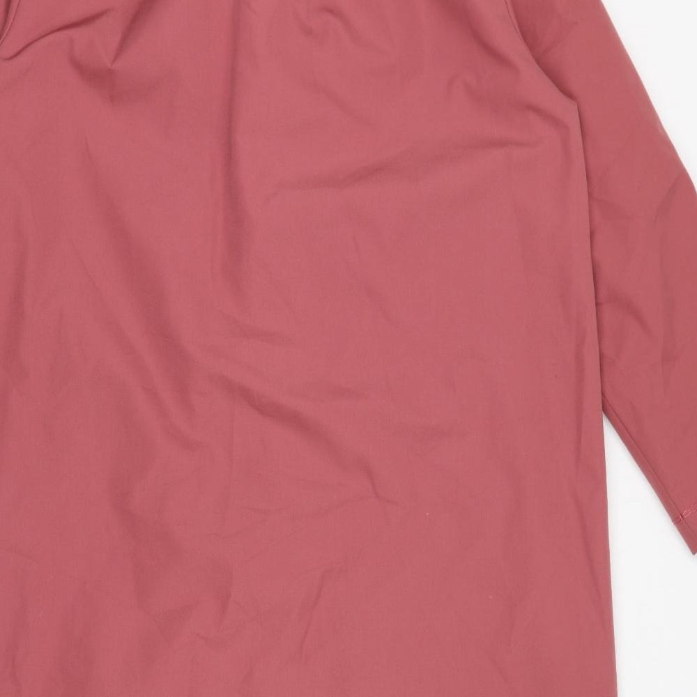 St Michael Womens Pink Overcoat Coat Size 14 Button