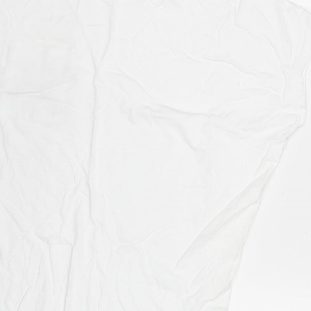 Uniqlo Womens White Cotton Basic T-Shirt Size XS Round Neck - Disney Lion King