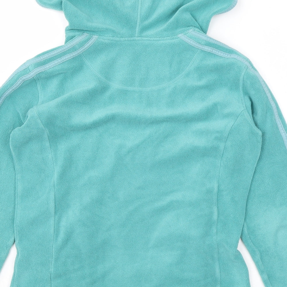 Marks & Spencer Womens Blue Polyester Pullover Hoodie Size 8 Pullover