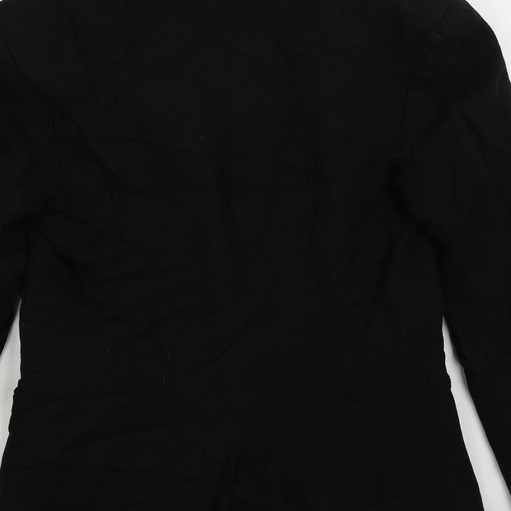 ASOS Womens Black Jacket Blazer Size 6 Button