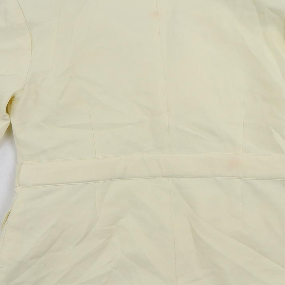 4th & Reckless Womens Ivory Jacket Blazer Size 6 Button
