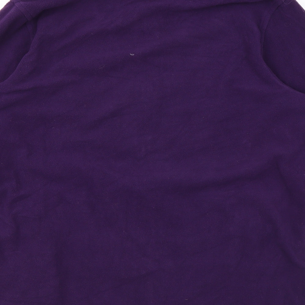 Freedom Trail Womens Purple Jacket Size 12 Zip
