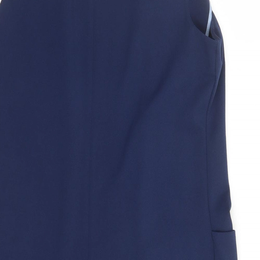 NEXT Womens Blue Jacket Waistcoat Size 10