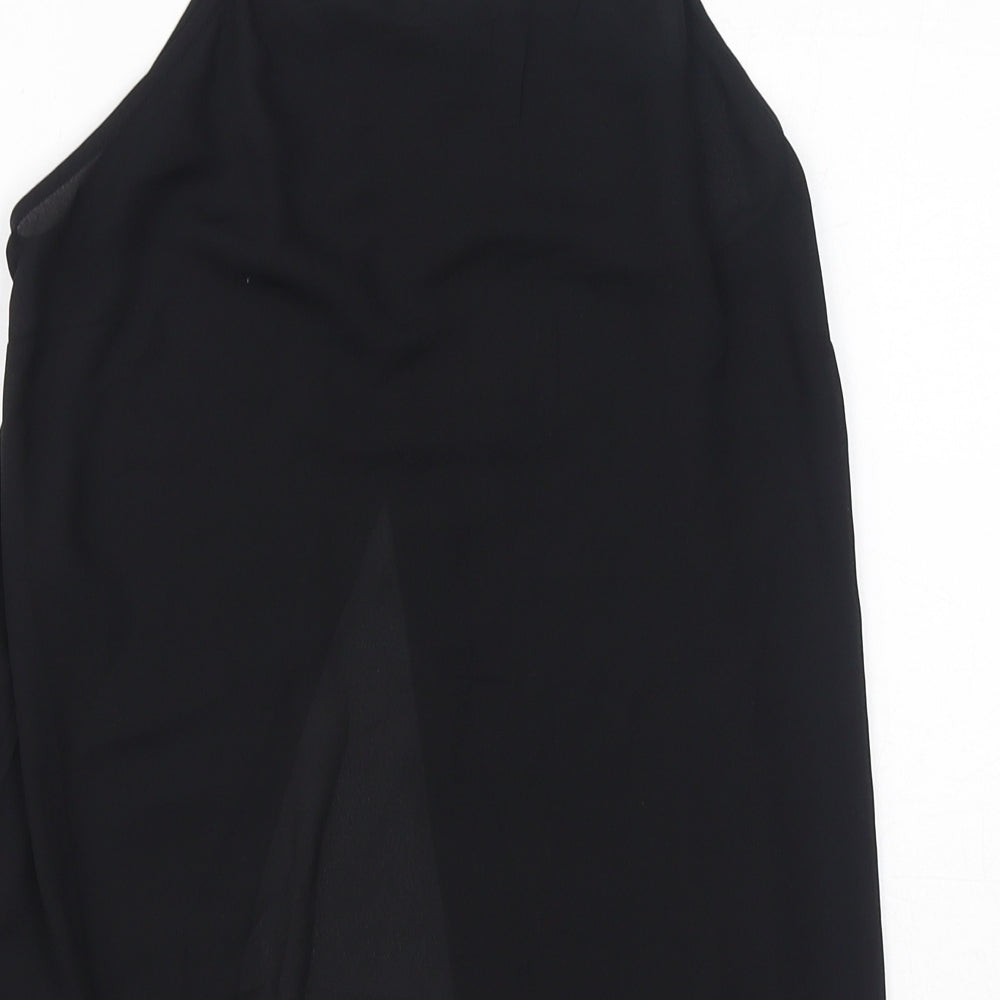 Monki Womens Black Polyester Camisole Tank Size S Square Neck