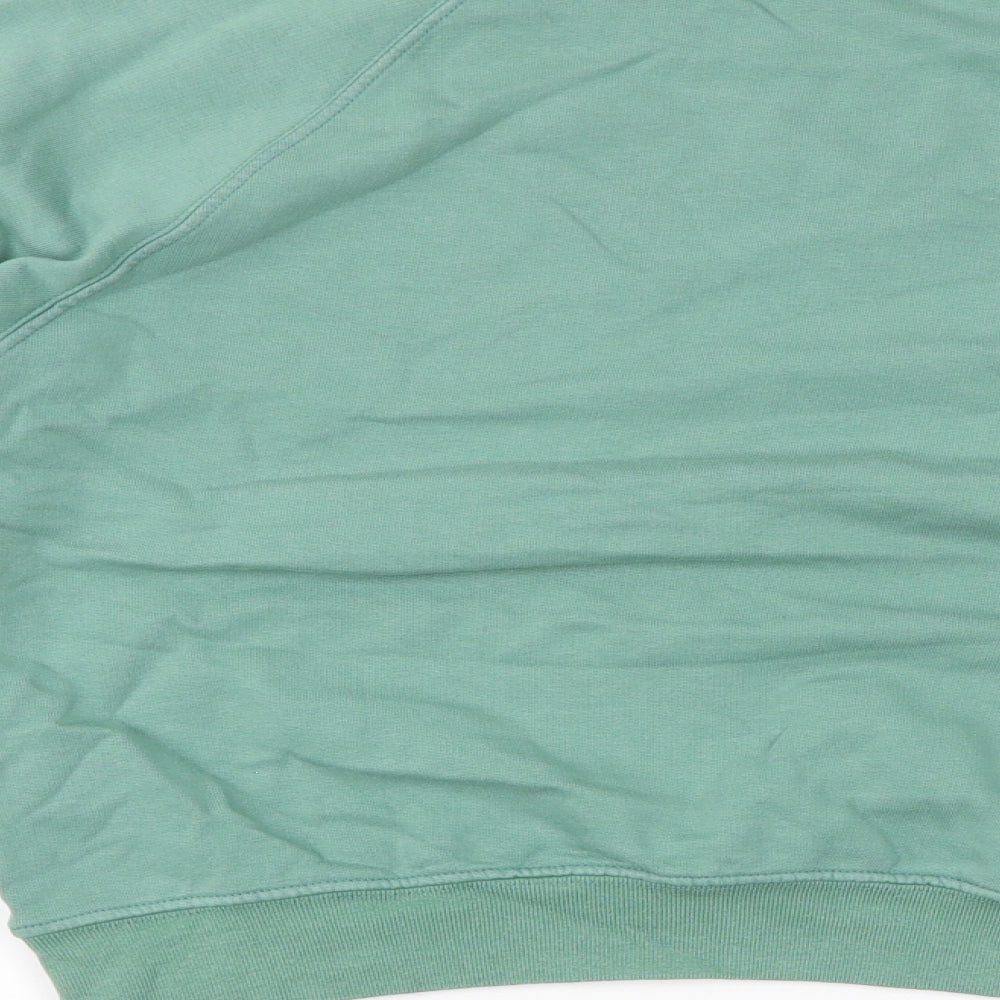 Ragdoll Womens Green Cotton Pullover Sweatshirt Size XS Pullover - Logo