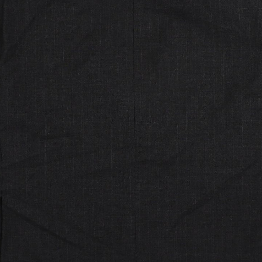 Marks & Spencer Mens Grey Striped Wool Jacket Suit Jacket Size 42 Regular