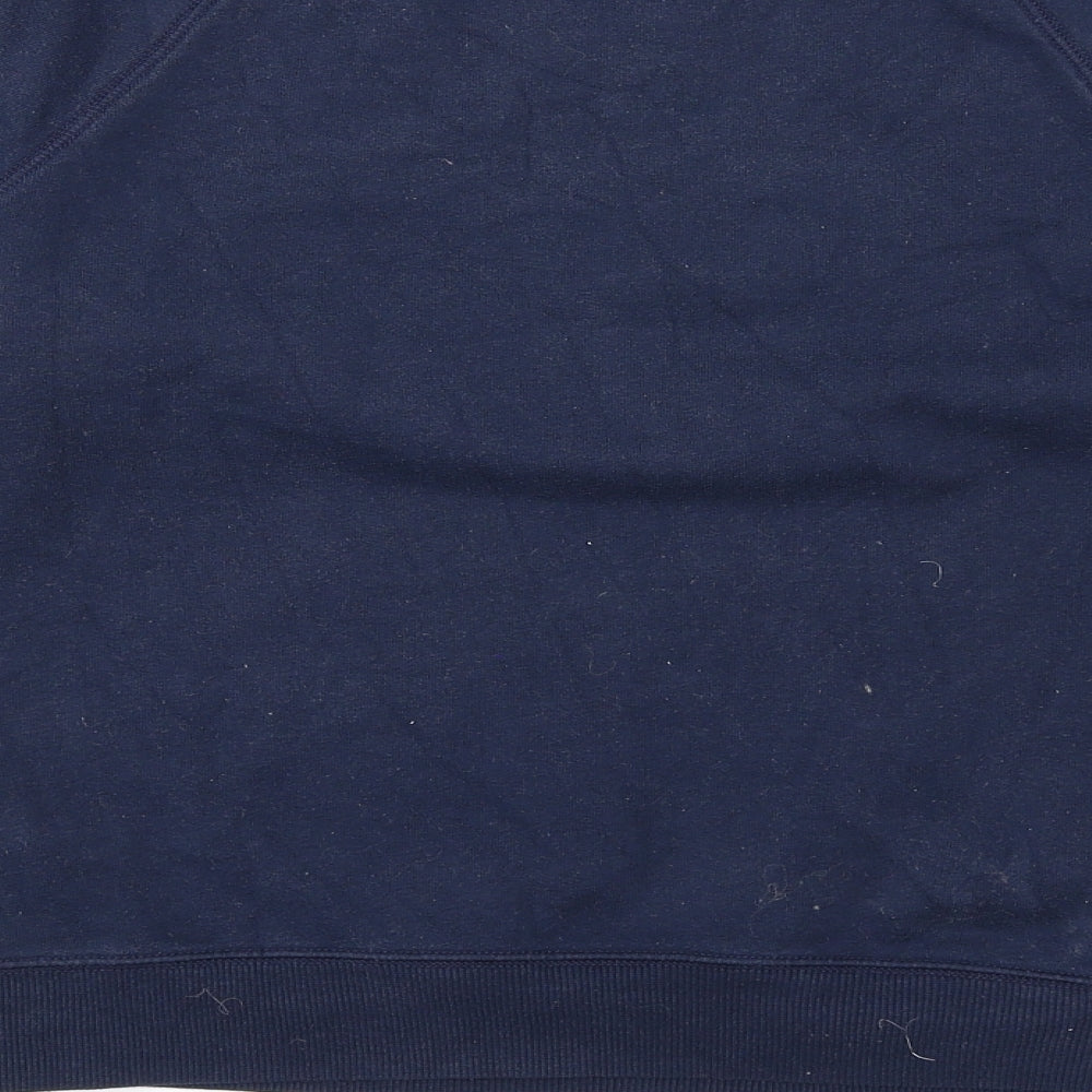 Gilly Hicks Womens Blue Cotton Pullover Sweatshirt Size S Pullover