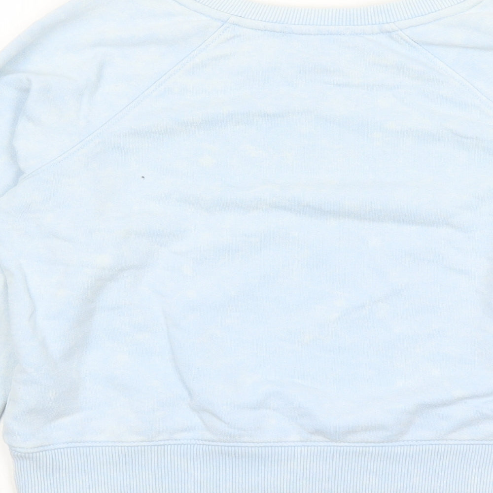 FOREVER 21 Womens Blue Cotton Pullover Sweatshirt Size S Pullover - Internet Princess