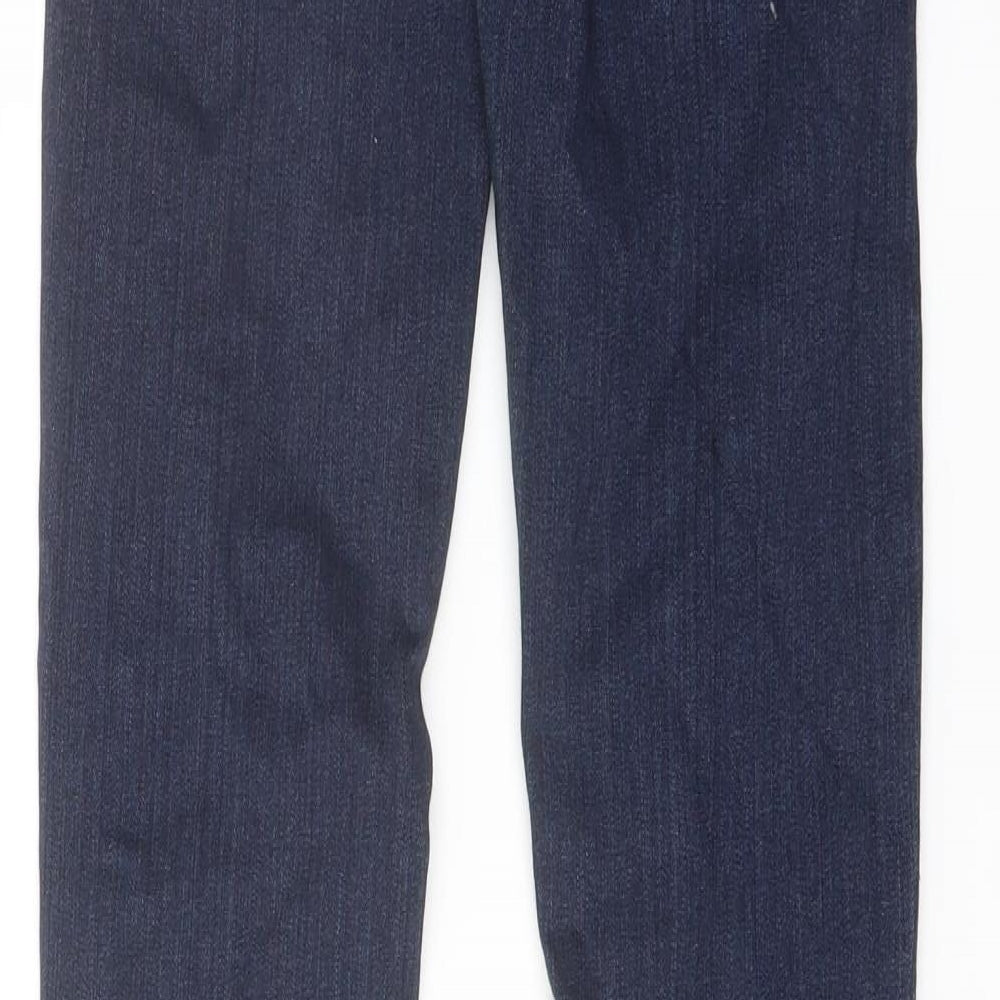 Paige Womens Blue Cotton Skinny Jeans Size 23 in L26 in Regular Button