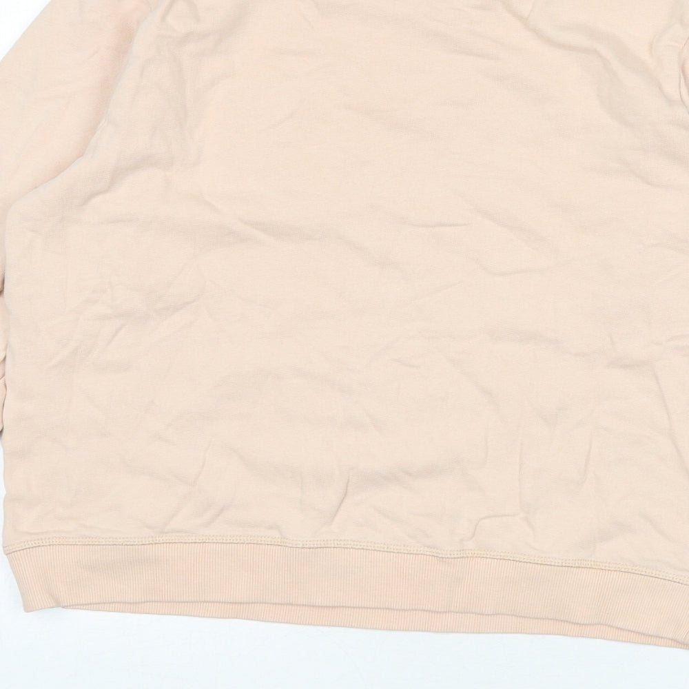 ASOS Womens Pink 100% Cotton Pullover Sweatshirt Size 6 Pullover