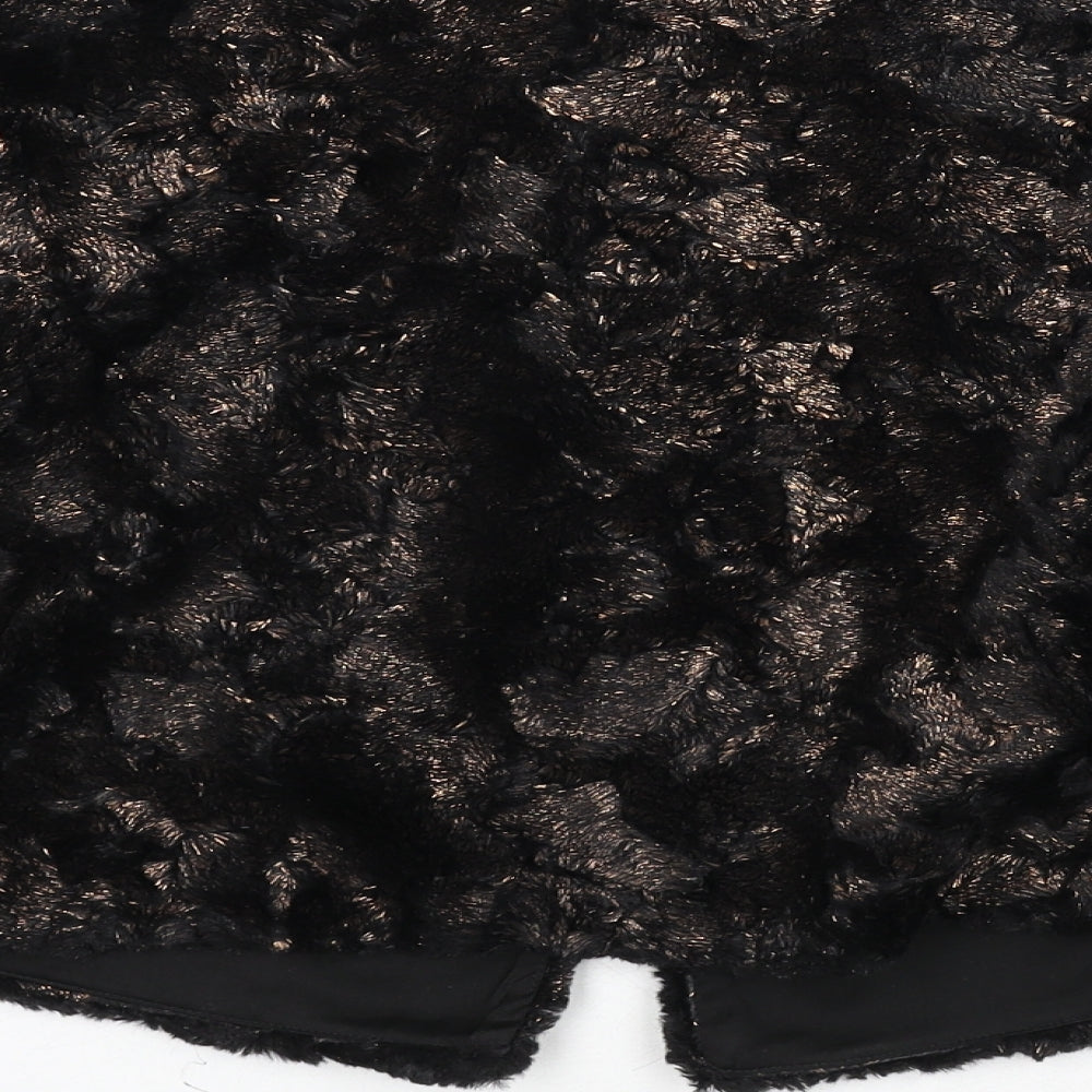 H&M Womens Black Jacket Size 8 Hook & Eye - Bolero
