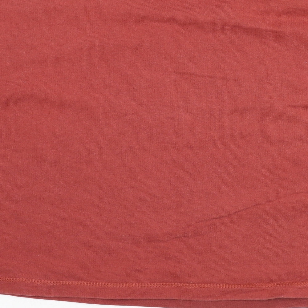 Weekday Womens Red 100% Cotton Pullover Sweatshirt Size XS Pullover