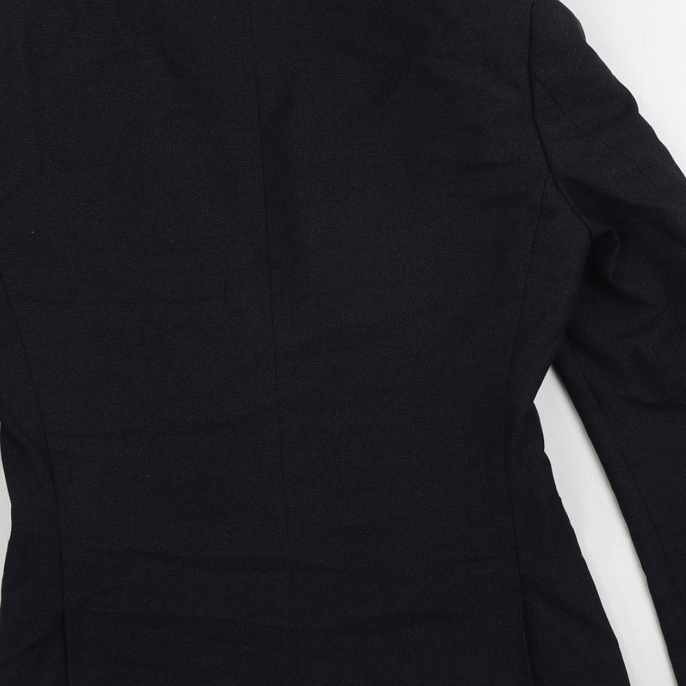 NEXT Mens Blue Polyester Jacket Suit Jacket Size 36 Regular