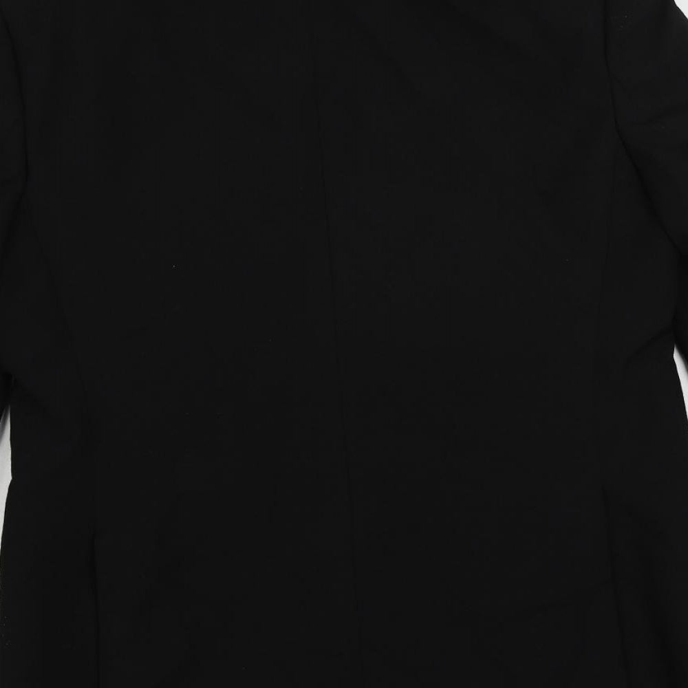 Varteks Mens Black Polyester Tuxedo Suit Jacket Size 40 Regular
