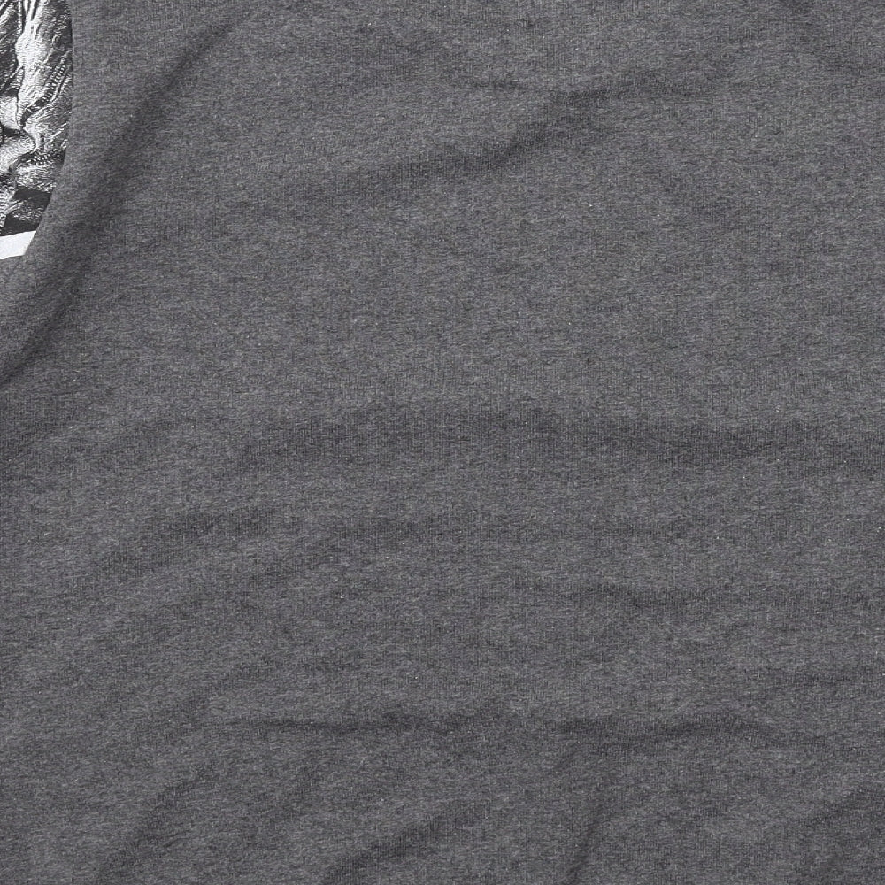 Million & Man Mens Grey Cotton Pullover Sweatshirt Size L