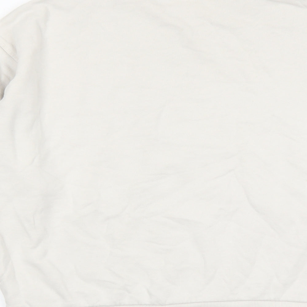 ASOS Womens Beige Cotton Pullover Sweatshirt Size S Pullover - Crooked Tongues