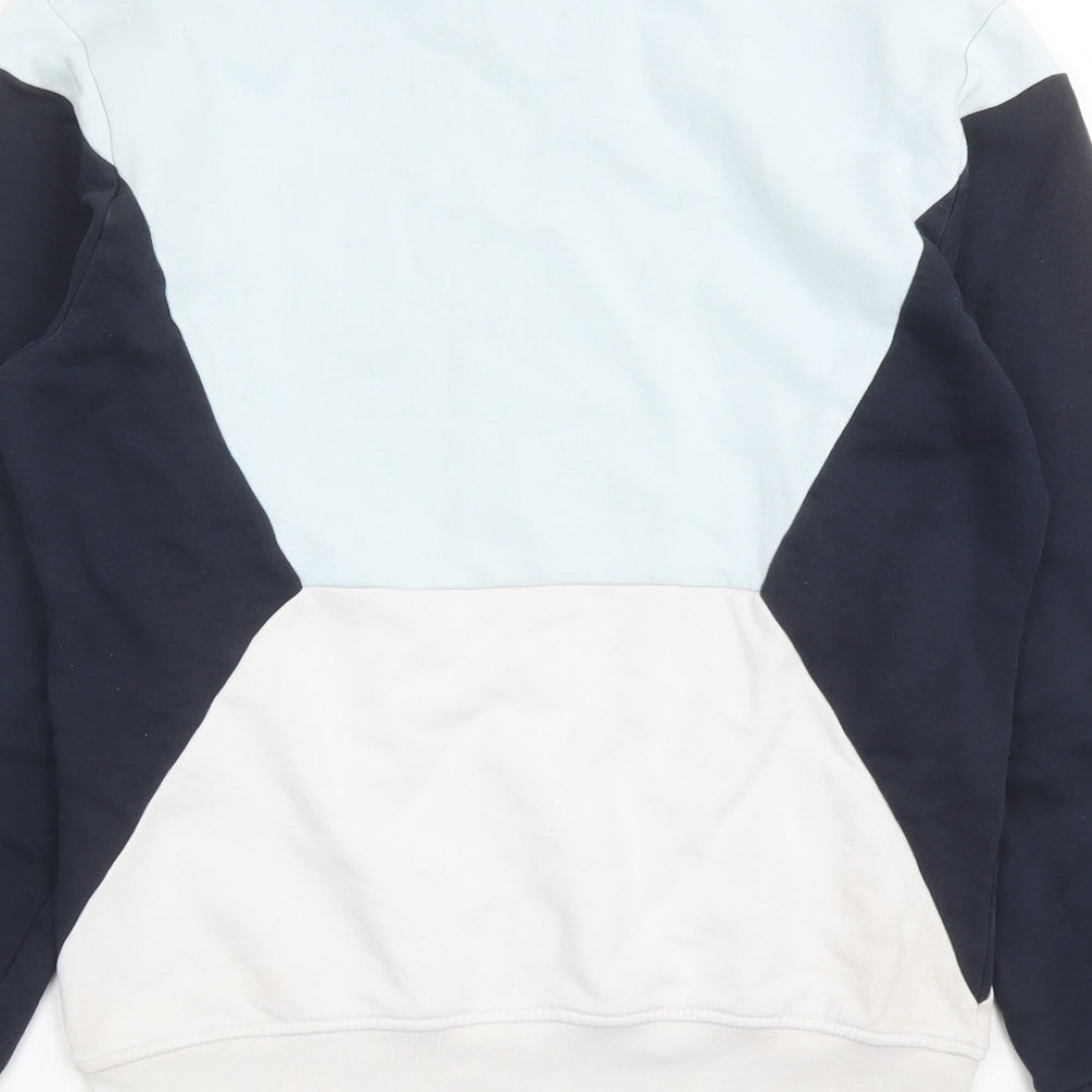 NICCE London Mens Blue Cotton Pullover Sweatshirt Size XS