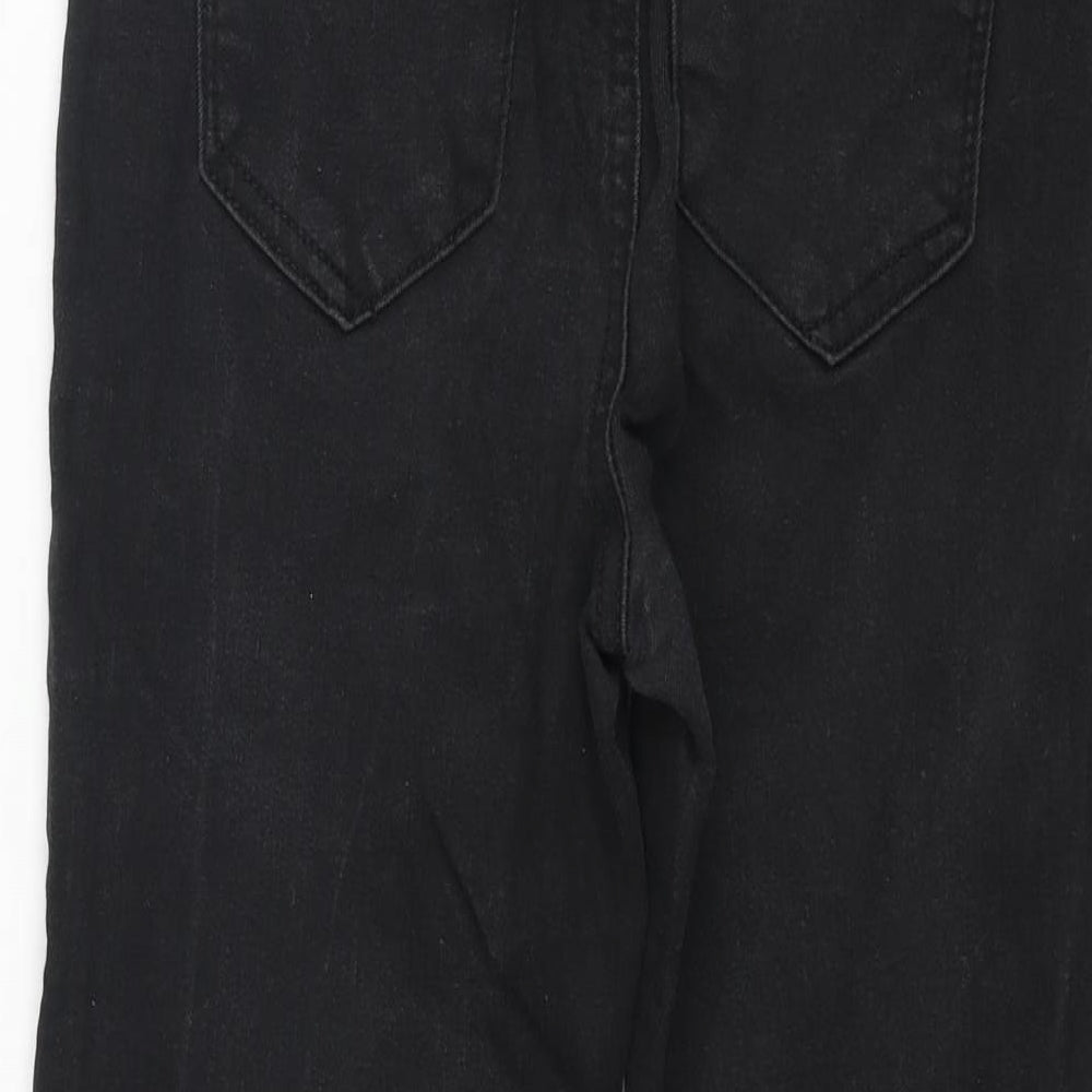 Celebrity Pink Womens Black Cotton Skinny Jeans Size 25 in L24 in Regular Zip