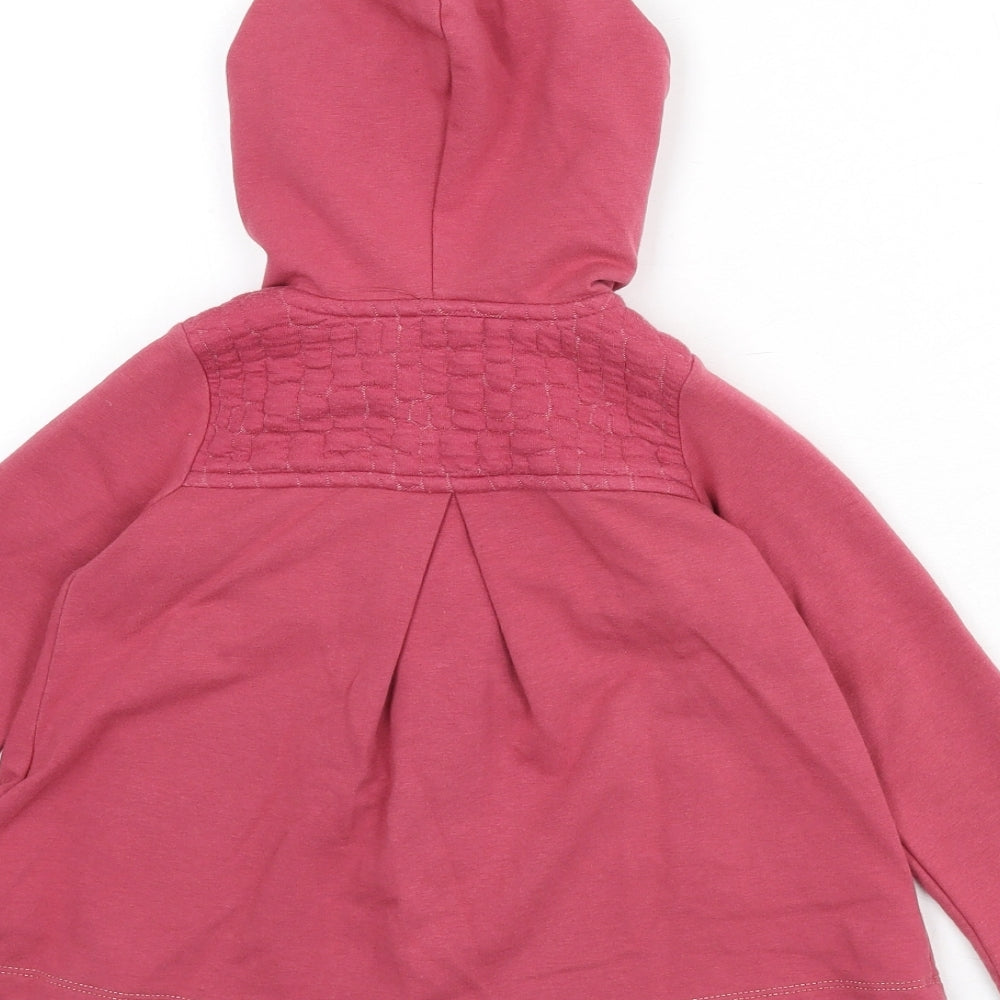Max Studio Girls Pink Basic Jacket Jacket Size 3 Years Button