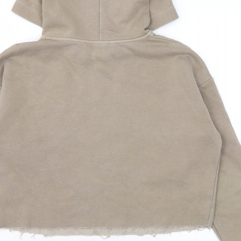 New Look Girls Brown Polyester Pullover Hoodie Size 12-13 Years Pullover