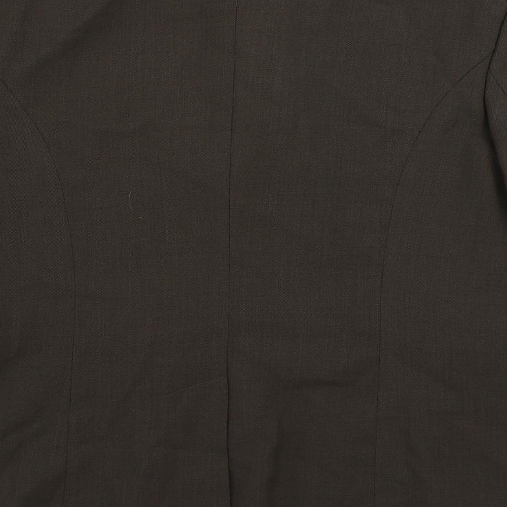 Episode Womens Brown Jacket Blazer Size 8 Button
