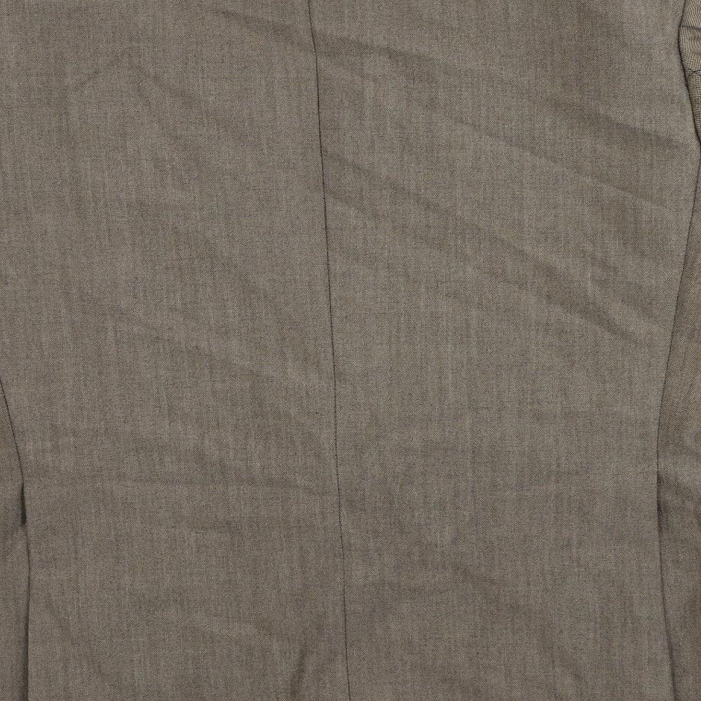 Tuomi Mens Brown Wool Jacket Suit Jacket Size 44 Regular