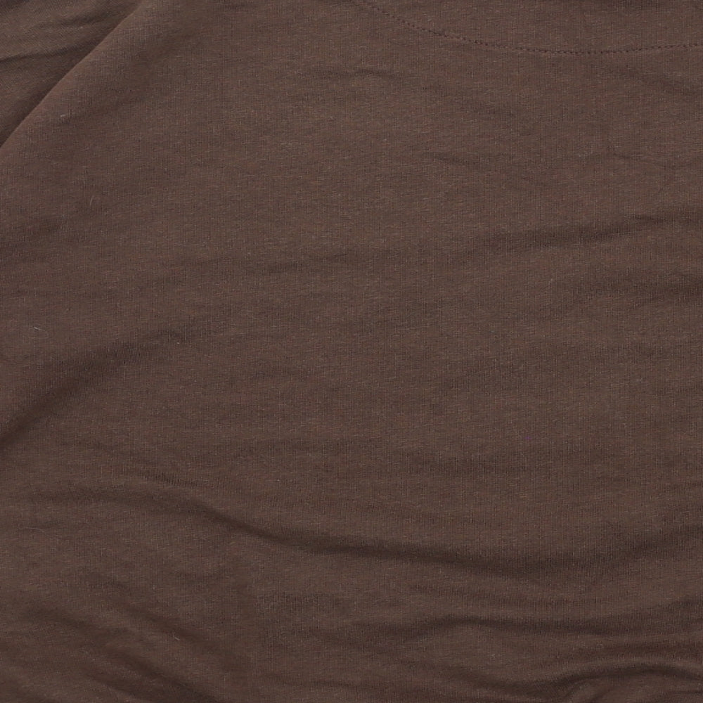 H&M Girls Brown Cotton Pullover Sweatshirt Size 10-11 Years Pullover