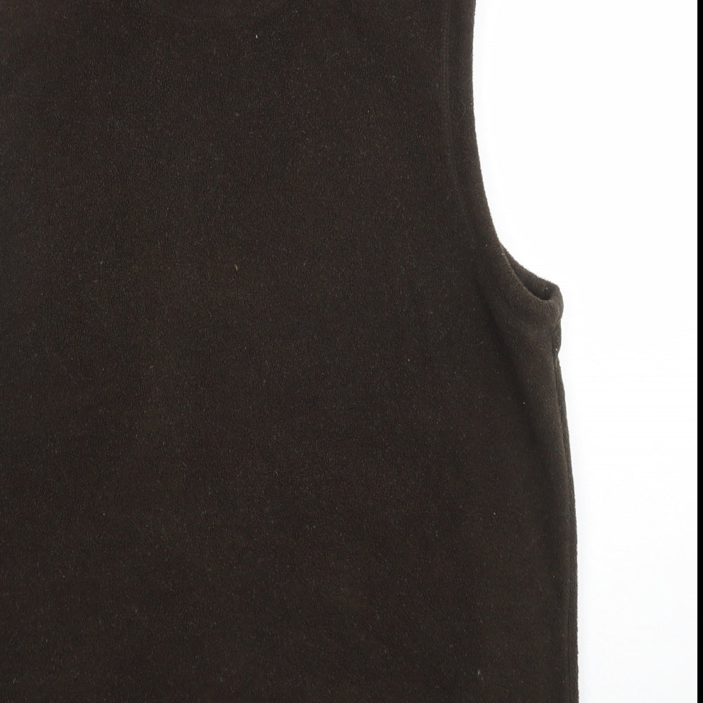 Hawkshead Mens Brown Jacket Waistcoat Size M Zip - Pockets