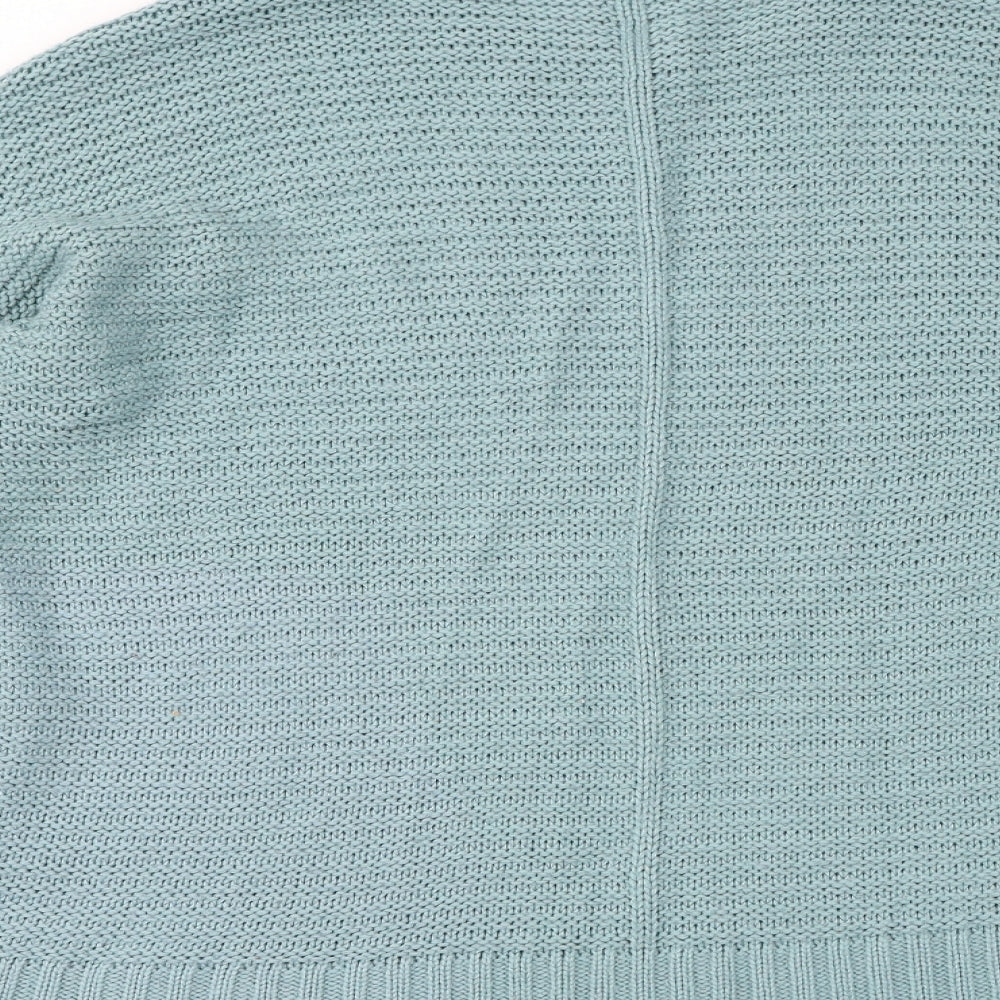 ASOS Womens Blue Round Neck Acrylic Pullover Jumper Size 10
