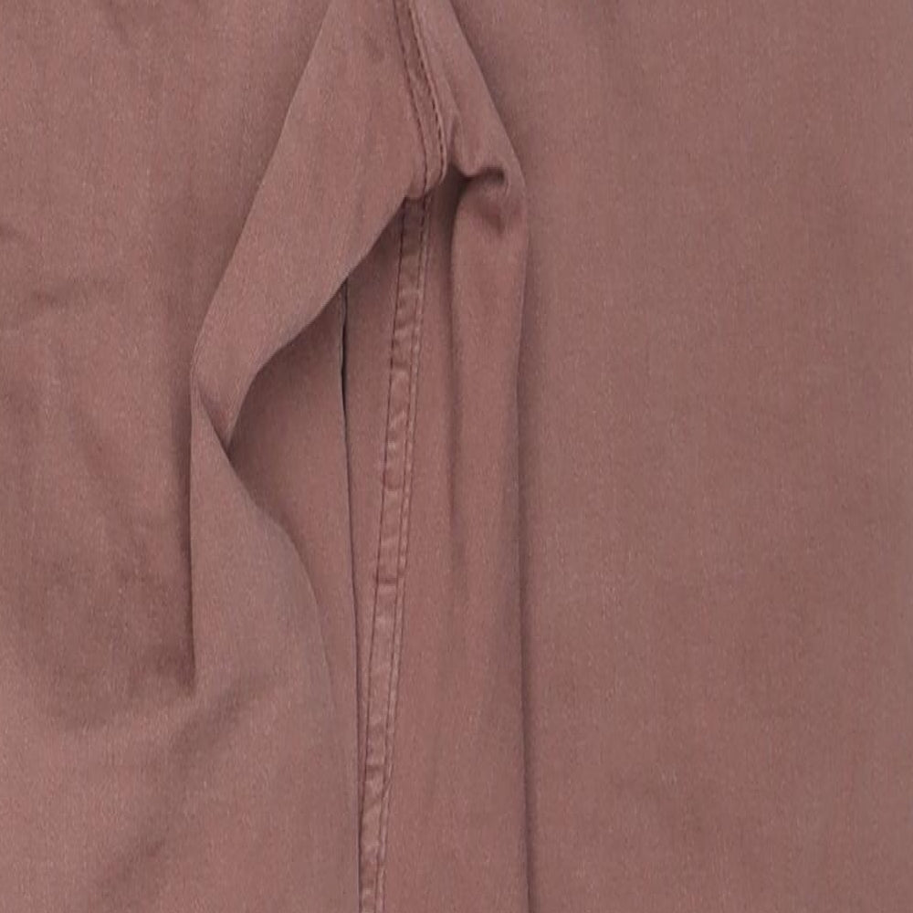 Mavi Jeans Womens Brown Cotton Straight Jeans Size 25 in L29 in Regular Zip