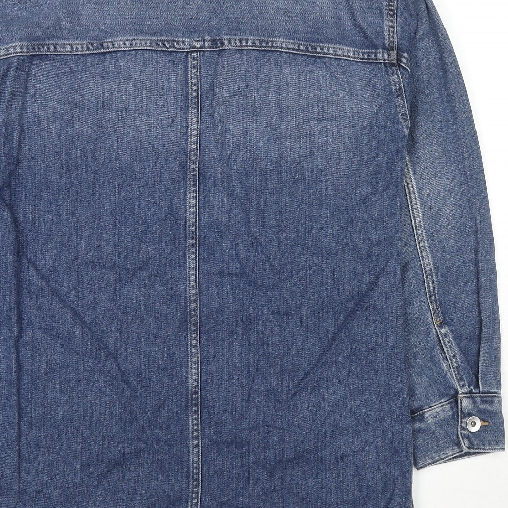 Marks & Spencer Mens Blue Jacket Size S Button