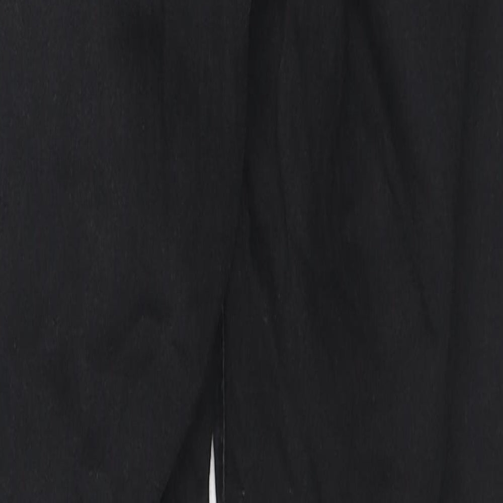 Marks & Spencer Womens Black Cotton Skinny Jeans Size 10 L29 in Regular Zip