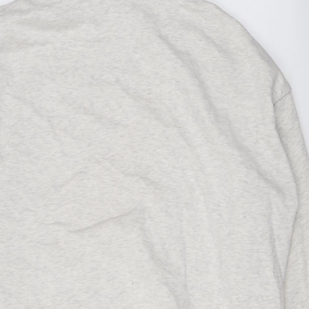 Divided by H&M Mens Beige Cotton Pullover Hoodie Size M