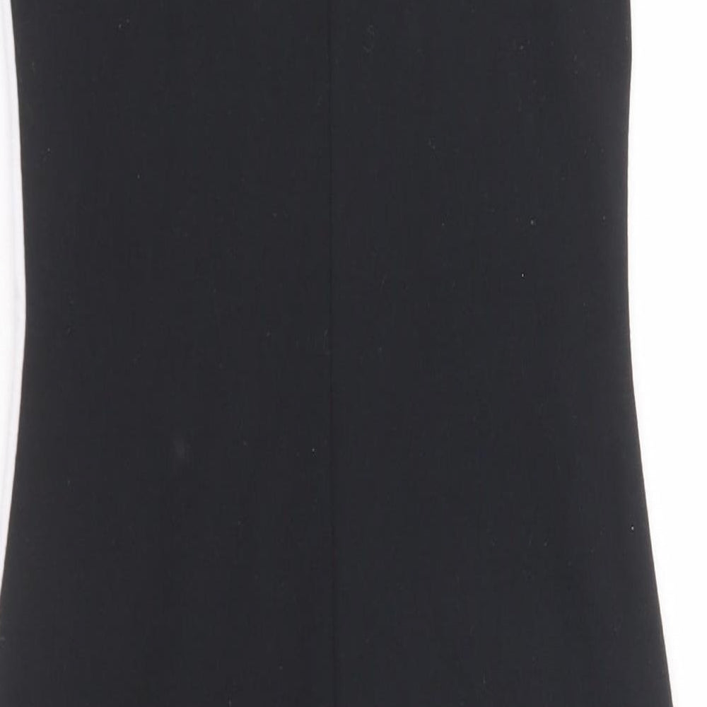 Zara Womens Black Polyester Tank Dress Size S Round Neck Pullover