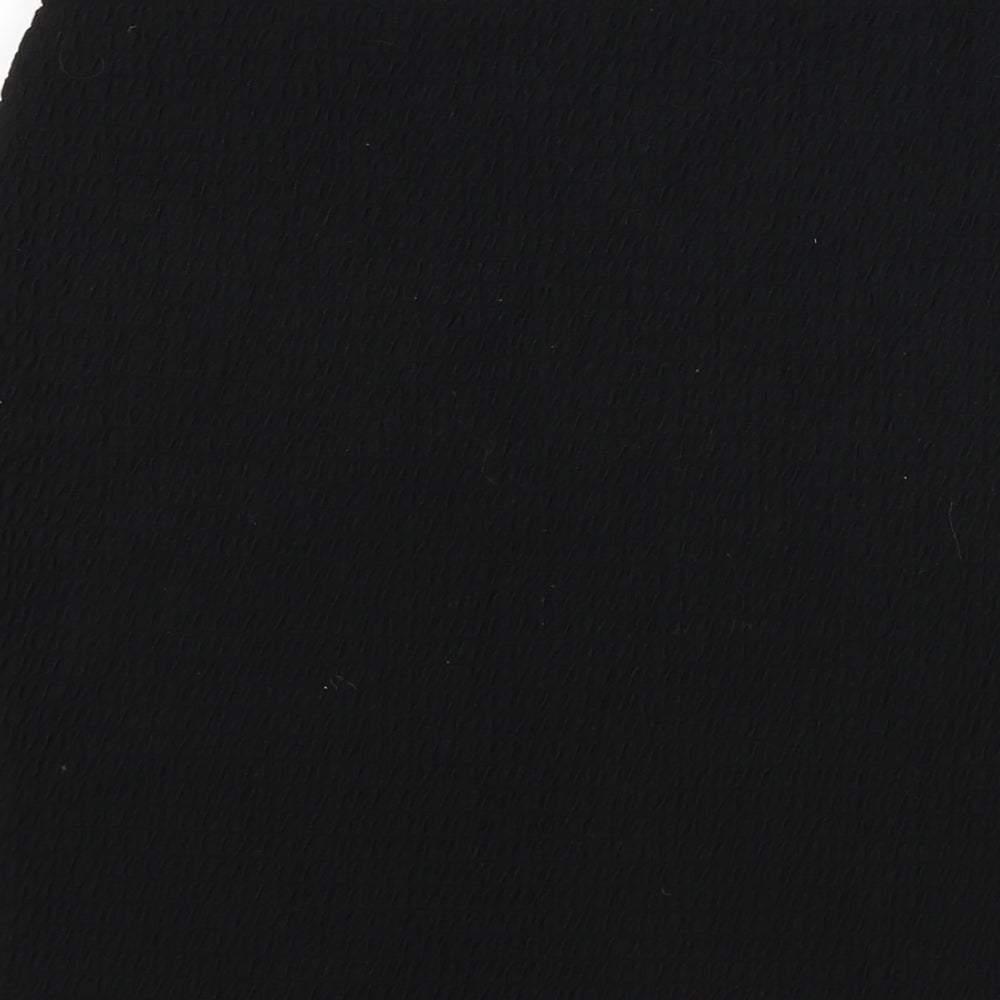 Marks & Spencer Womens Black Polyester Bandage Skirt Size 8