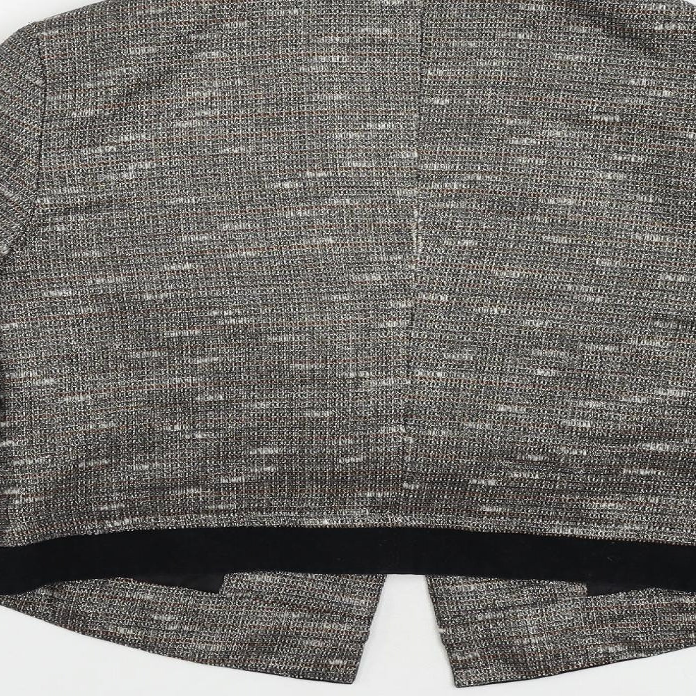 Marks & Spencer Womens Gold Jacket Blazer Size 10 Hook & Eye