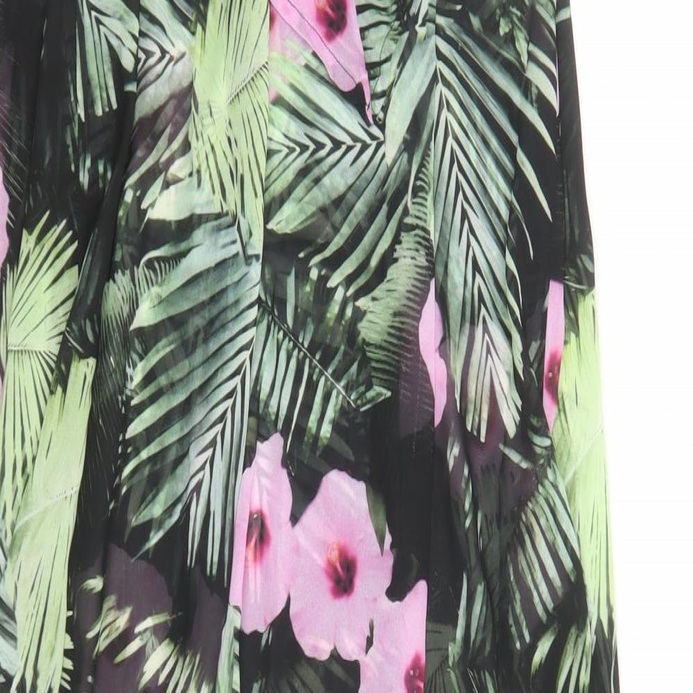 ASOS Womens Green Flecked Polyester Cover Up Size 10