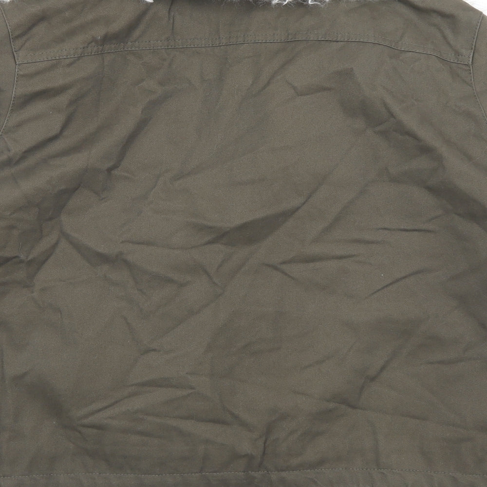 Dorothy Perkins Womens Green Jacket Size 14 Zip