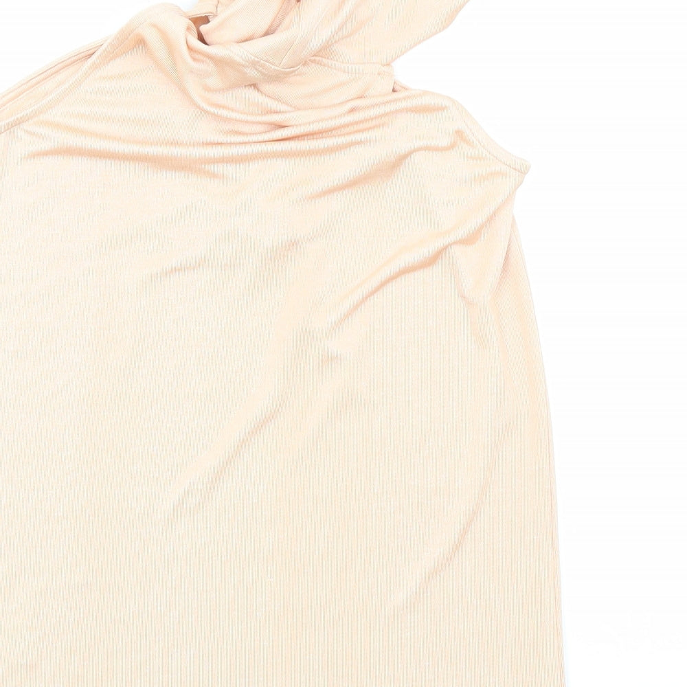River Island Womens Orange Polyester Basic Tank Size M Off the Shoulder