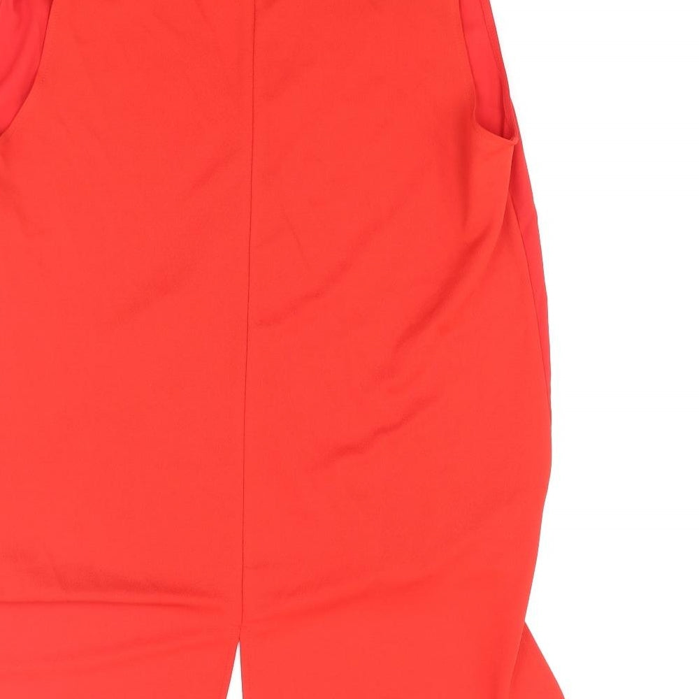 NEXT Womens Red Polyester Camisole Blouse Size 12 V-Neck