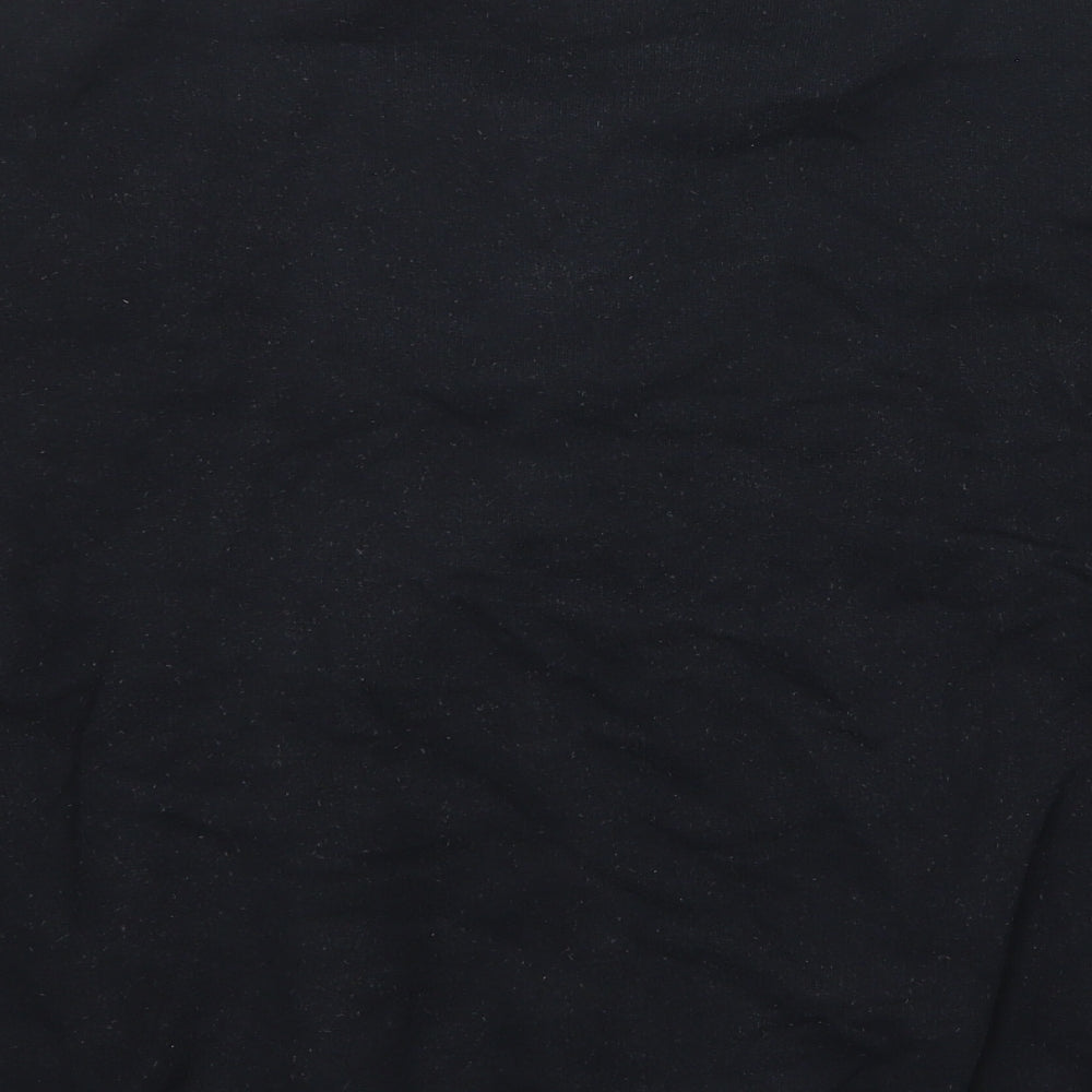 Pull&Bear Womens Black Cotton Pullover Sweatshirt Size M Pullover