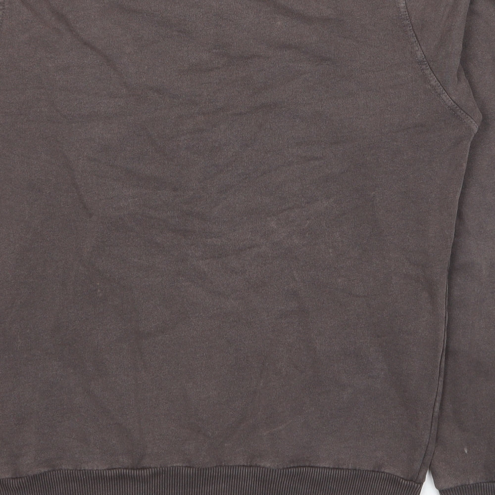 Zara Womens Brown Cotton Pullover Sweatshirt Size S Pullover - Spalding