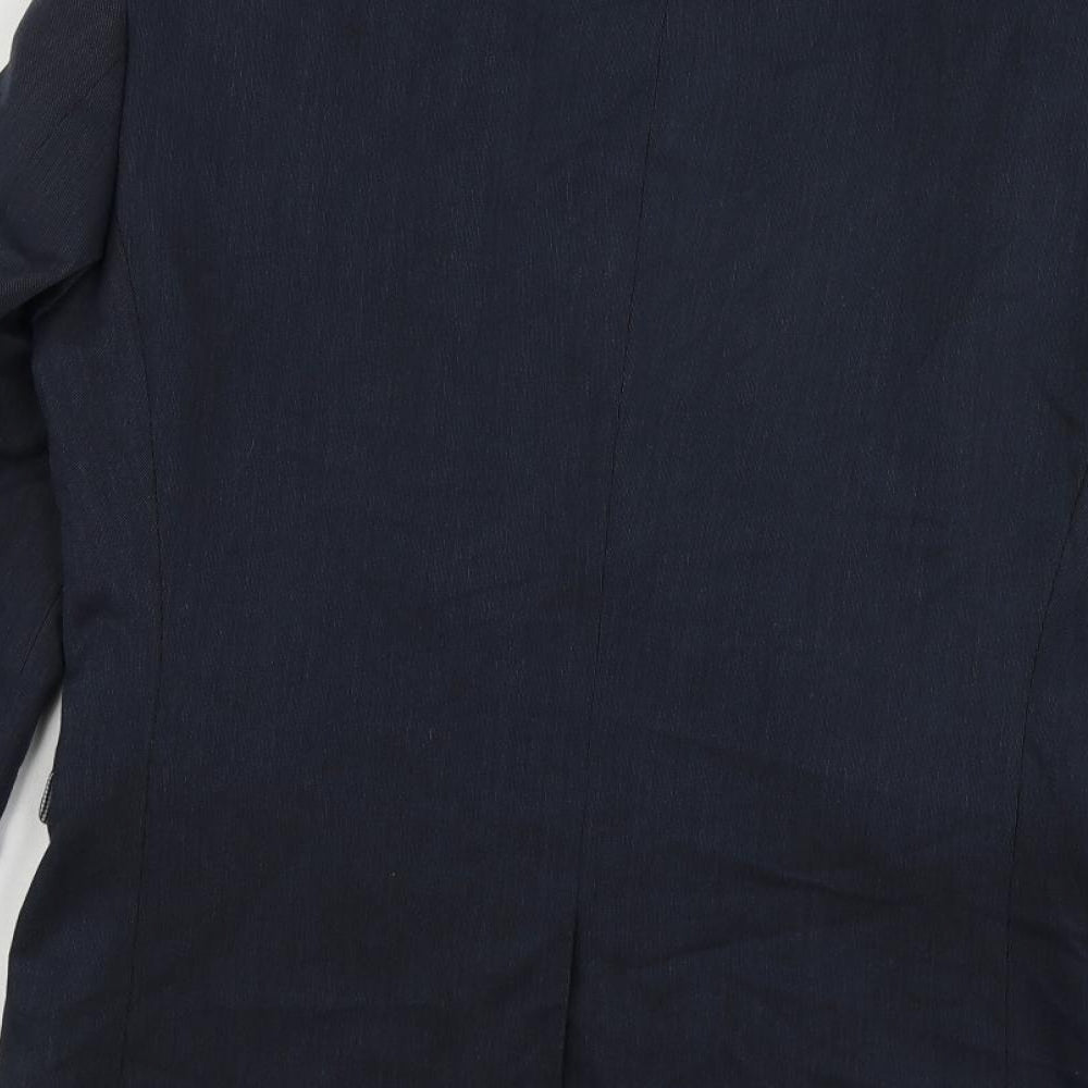 NEXT Mens Blue Polyester Jacket Suit Jacket Size 38 Regular